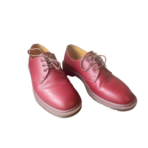 Dr. Martens Other - Dr. Martens Unisex Red Leather 1461 Made in England Oxford UK 6 Indie Academia